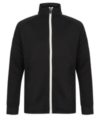 Finden & Hales Kids Knitted Tracksuit Top - Black/White