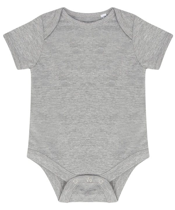 Larkwood Essential Short-sleeved Bodysuit - Heather Grey