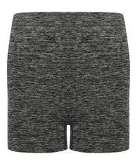 Tombo Women's Seamless Shorts - Dark Grey Marl