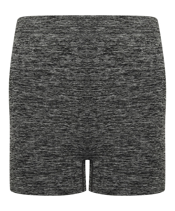 Tombo Women's Seamless Shorts - Dark Grey Marl