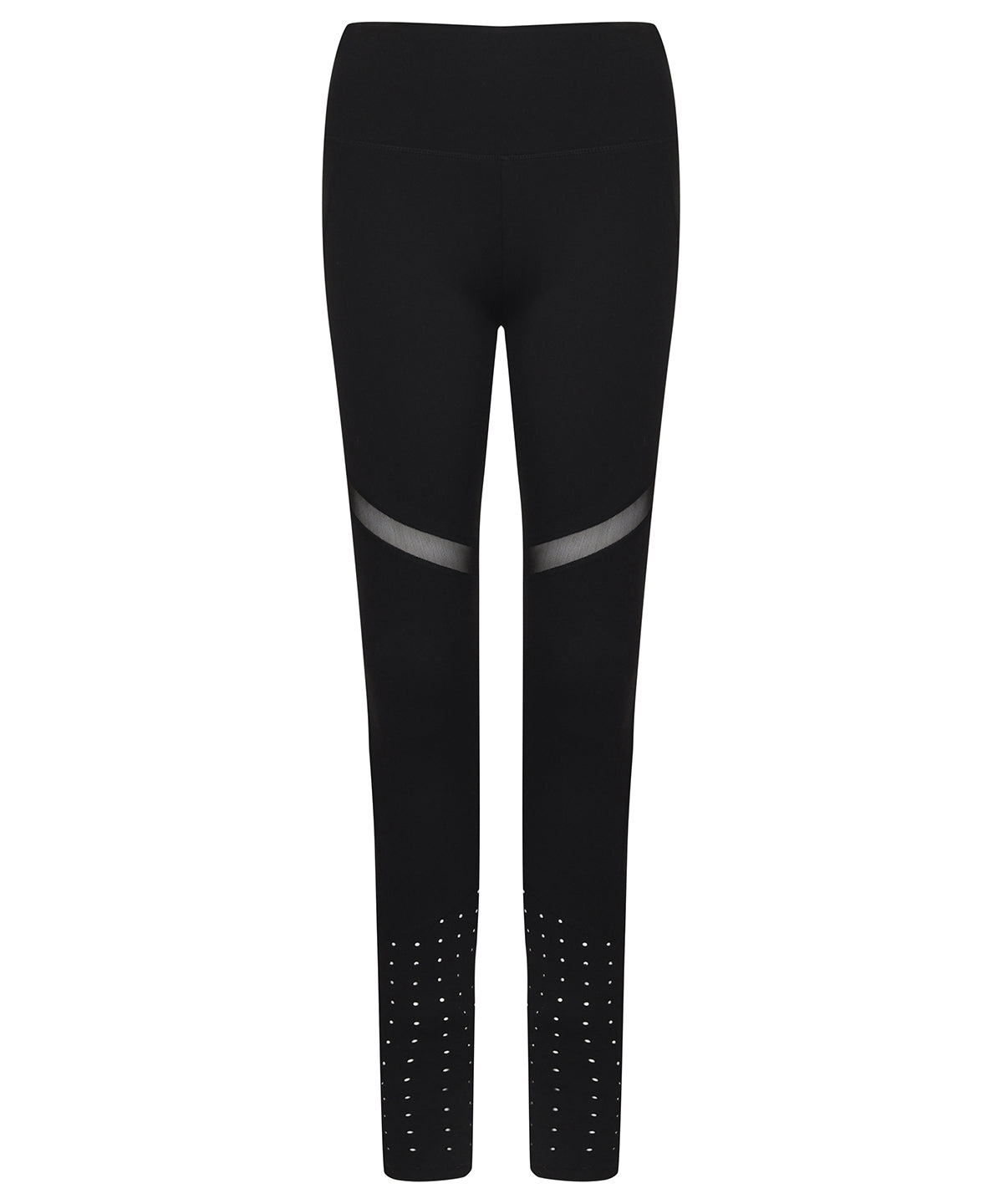 Tombo Women's Panelled Leggings - Black