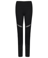 Tombo Women's Panelled Leggings - Black