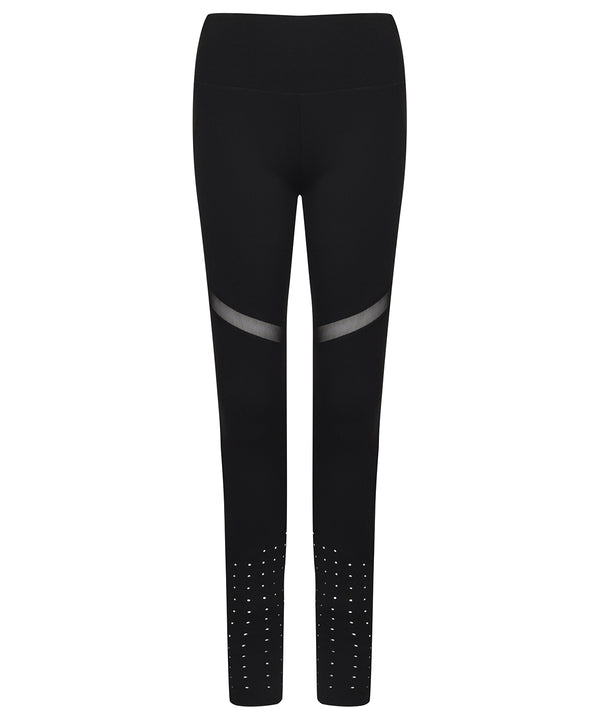 Tombo Women's Panelled Leggings - Black
