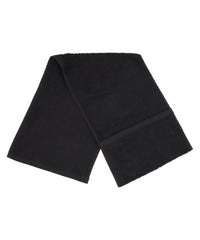 Towel City Luxury Range Pocket Gym Towel - Black