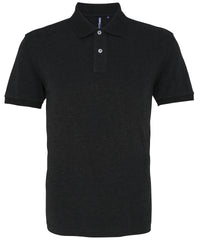 Asquith & Fox Polo - Heather Black