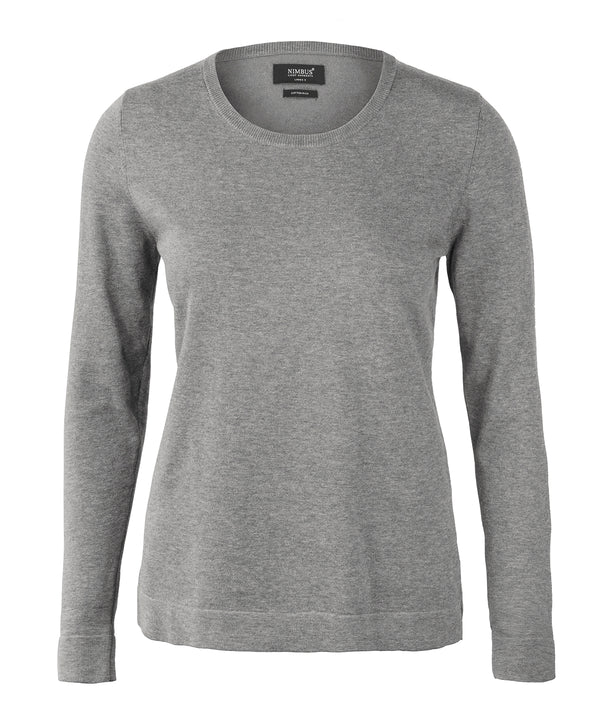 Nimbus Women’s Brighton – Elegant Round Neck - Grey Melange