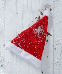 Thechristmasshop Plush Santa Hat - Red