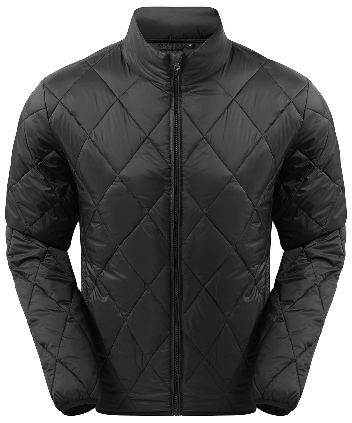 2786 Diamond Pane Padded Jacket - Black