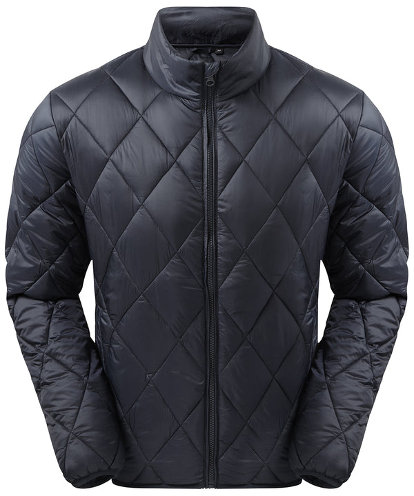 2786 Diamond Pane Padded Jacket - Navy