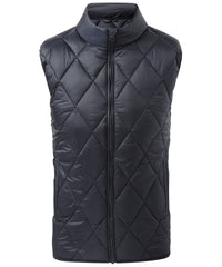 2786 Diamond Pane Padded Gilet - Navy
