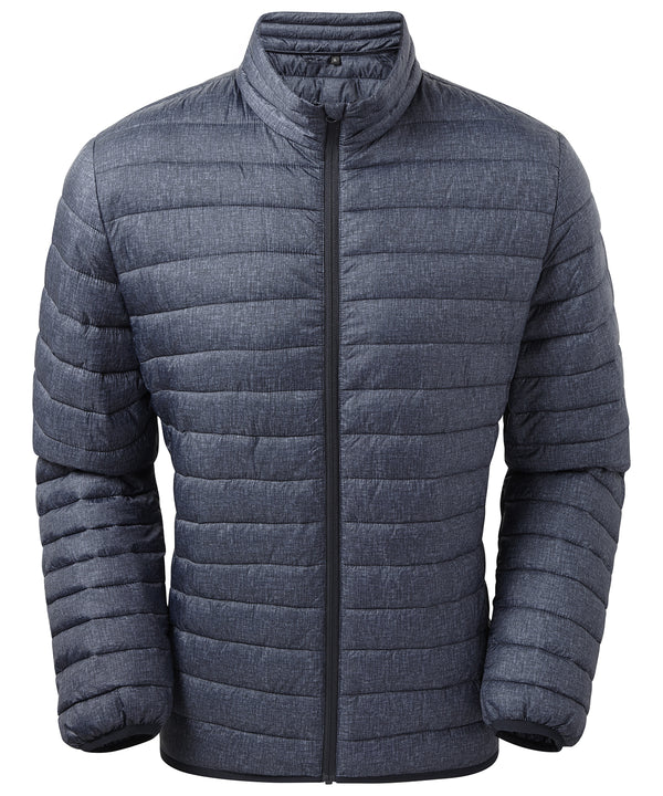 2786 Melange Padded Jacket - Navy Melange