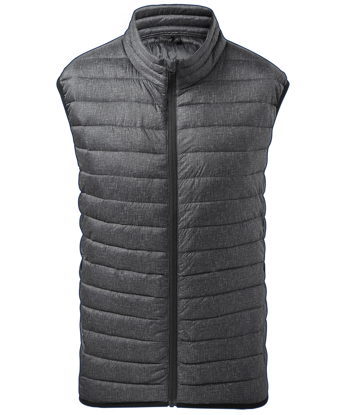 2786 Melange Padded Gilet - Charcoal Melange