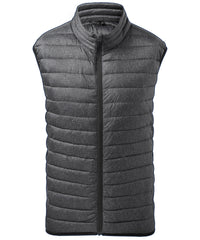 2786 Melange Padded Gilet - Charcoal Melange