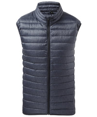 2786 Melange Padded Gilet - Navy Melange
