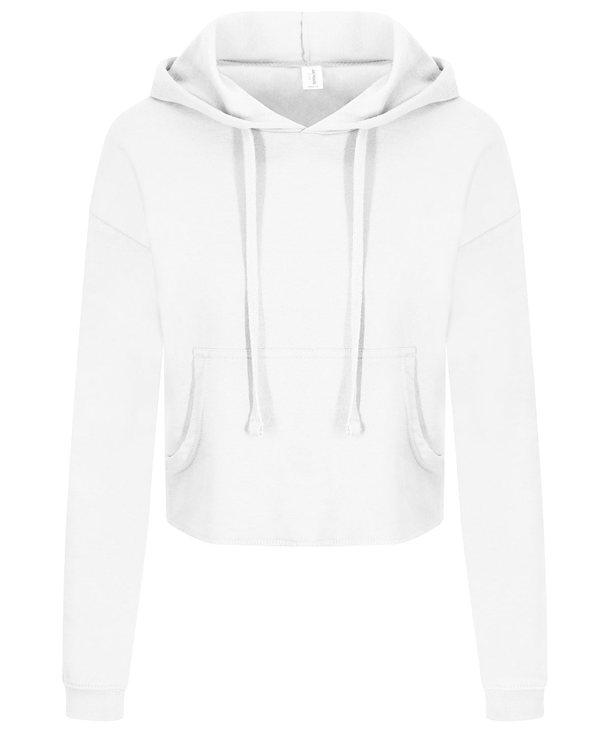 AWDis Women's Cropped Hoodie - Arctic White