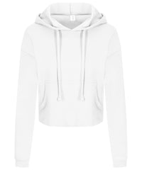 AWDis Women's Cropped Hoodie - Arctic White