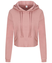 AWDis Women's Cropped Hoodie - Dusty Pink