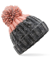 Beechfield Apres Beanie - Graphite Grey/Blush