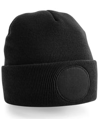 Beechfield Circular Patch Beanie - Black