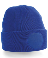 Beechfield Circular Patch Beanie - Bright Royal