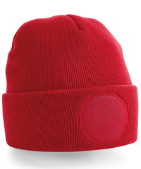 Beechfield Circular Patch Beanie - Classic Red