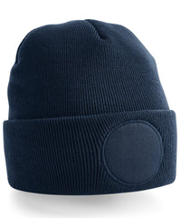 Beechfield Circular Patch Beanie - French Navy