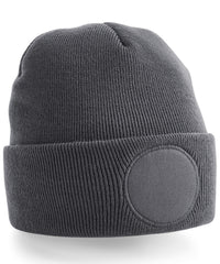 Beechfield Circular Patch Beanie - Graphite Grey