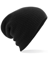 Beechfield Heavy Gauge Slouch Beanie - Black