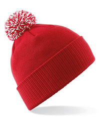 Beechfield Snowstar® Beanie - Classic Red/White