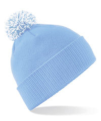 Beechfield Snowstar® Beanie - Sky Blue/White