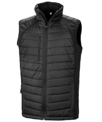 Resultrecycled Compass Padded Softshell Gilet - Black/Black