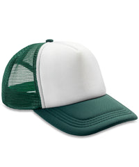 Resultheadwear Core Detroit ½ Mesh Truckers Cap - Bottle/White