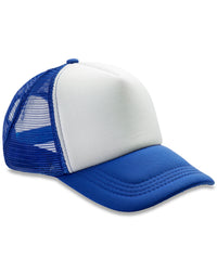 Resultheadwear Core Detroit ½ Mesh Truckers Cap - Royal/White