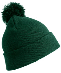 Resultwinteressentials Junior Pom Pom Beanie - Bottle Green