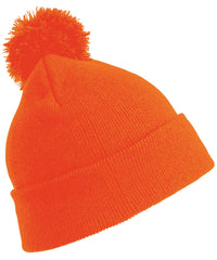 Resultwinteressentials Junior Pom Pom Beanie - Flo Orange