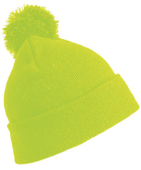 Resultwinteressentials Junior Pom Pom Beanie - Flo Yellow