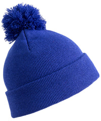 Resultwinteressentials Junior Pom Pom Beanie - Royal