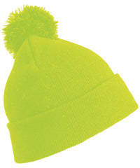 Resultwinteressentials Pom Pom Beanie - Flo Yellow