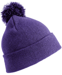 Resultwinteressentials Pom Pom Beanie - Purple