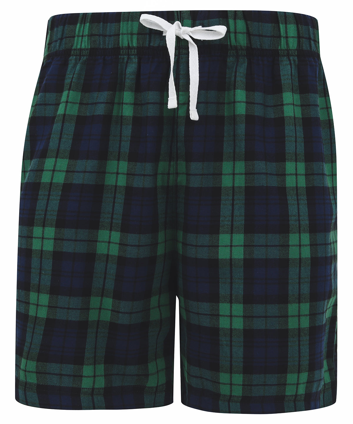 SF Tartan Lounge Shorts - Navy/Green Check