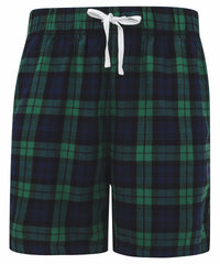 SF Tartan Lounge Shorts - Navy/Green Check
