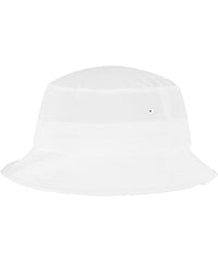 Flexfit Cotton Twill Bucket Hat - White