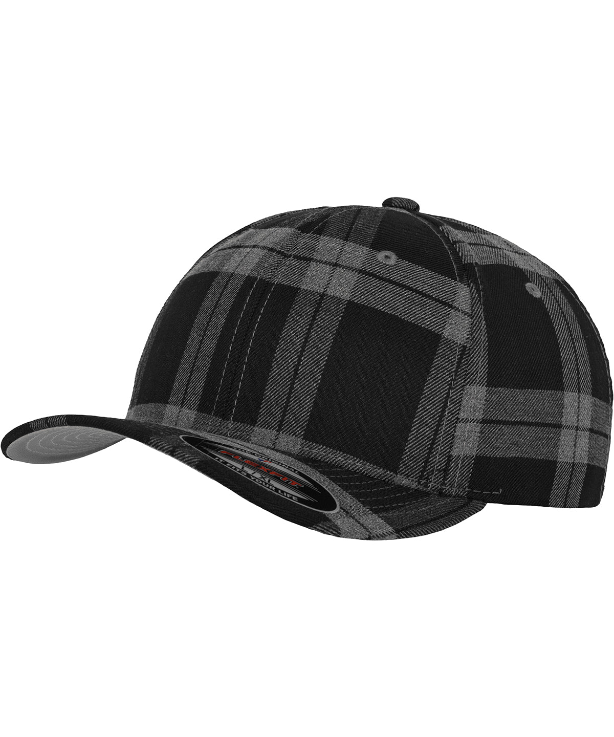 Flexfit Tartan Plaid - Black/Grey