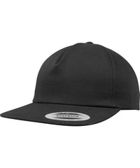 Flexfit Unstructured 5-panel Snapback - Black