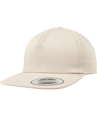 Flexfit Unstructured 5-panel Snapback - Khaki