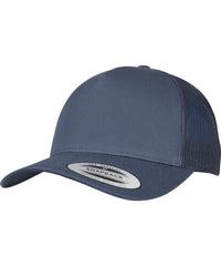 Flexfit 5-Panel Retro Trucker Cap - Navy