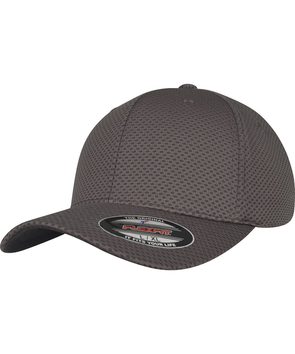 Flexfit 3D Hexagon Jersey Cap - Dark Grey