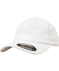 Flexfit Cotton Twill Dad Cap - White