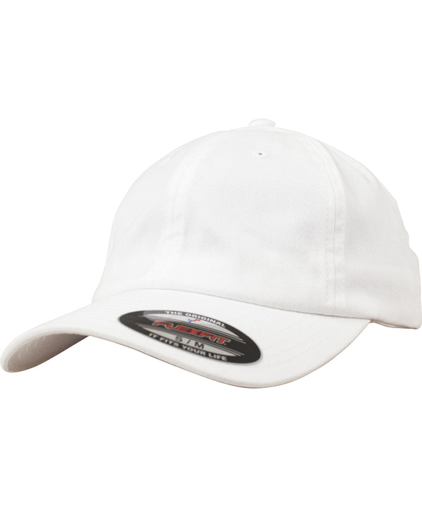 Flexfit Cotton Twill Dad Cap - White
