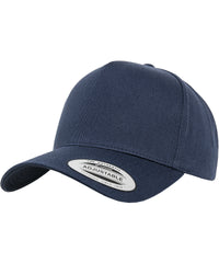 Flexfit 5-panel Curved Classic Snapback - Navy